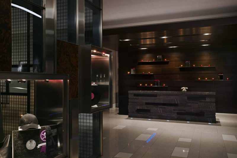 Memorabilia in the lobby (Photo: Hard Rock Hotel San Diego)